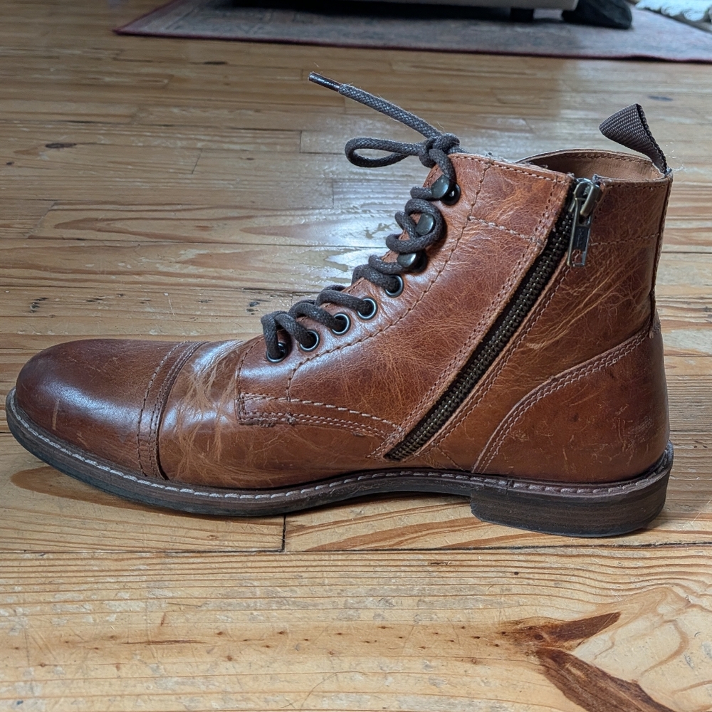 Brown Leather Boots - Picture 4 of 6